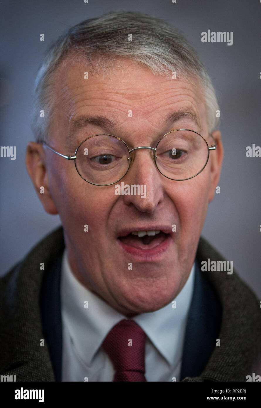 Abfahrt der Gäste nach dem Andrew Marr Show, BBC neuen Broadcasting House London. Mit: Hillary Benn MP Wo: London, Vereinigtes Königreich, wenn: 20 Jan 2019 Credit: Wheatley/WANN Stockfoto