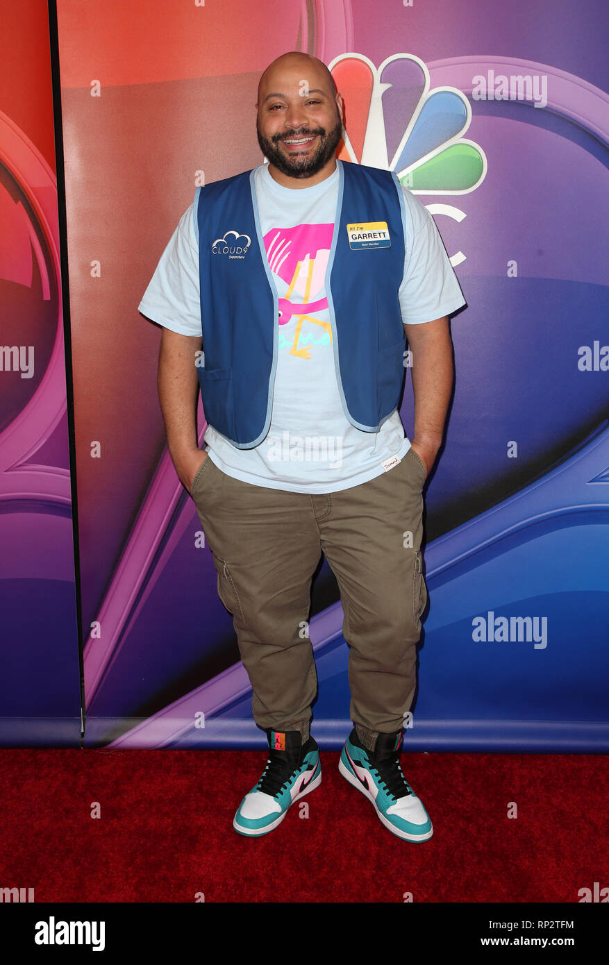 Universal City, Ca. 20 Feb, 2019. Colton Dunn an NBCÕS LA Mitte der Saison drücken Sie Quark bei NBC Studios in Universal City, Kalifornien am 20. Februar 2019. Credit: Faye Sadou/Medien Punch/Alamy leben Nachrichten Stockfoto
