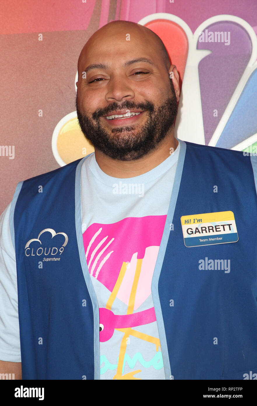 Universal City, Ca. 20 Feb, 2019. Colton Dunn an NBCÕS LA Mitte der Saison drücken Sie Quark bei NBC Studios in Universal City, Kalifornien am 20. Februar 2019. Credit: Faye Sadou/Medien Punch/Alamy leben Nachrichten Stockfoto