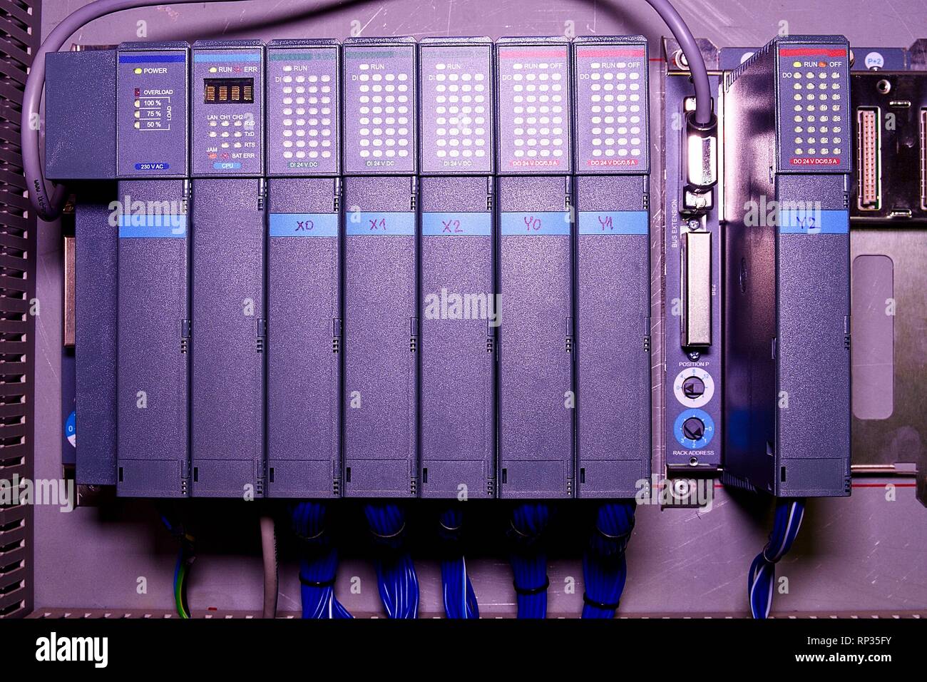 Bild zeigt Modular Control System. Stockfoto