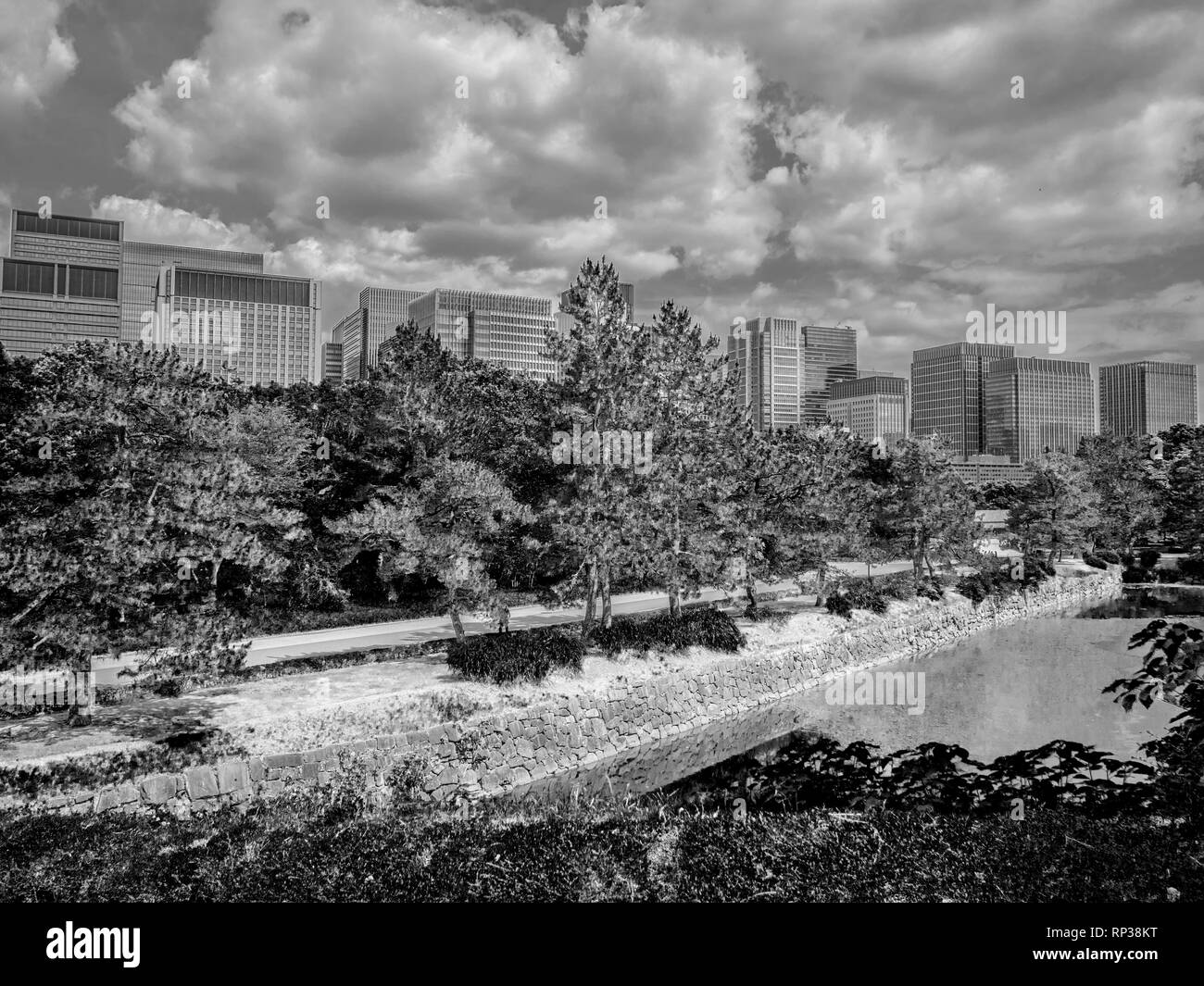 Imperial Palace East Gardens in Tokio Stockfoto