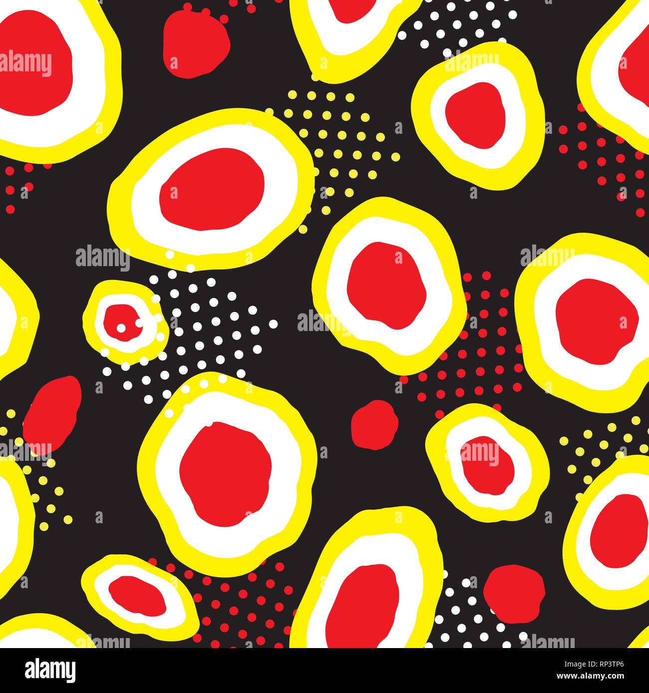 Abstract nahtlose Muster. Dot Textur. Gepunktete Ornament. Stock Vektor