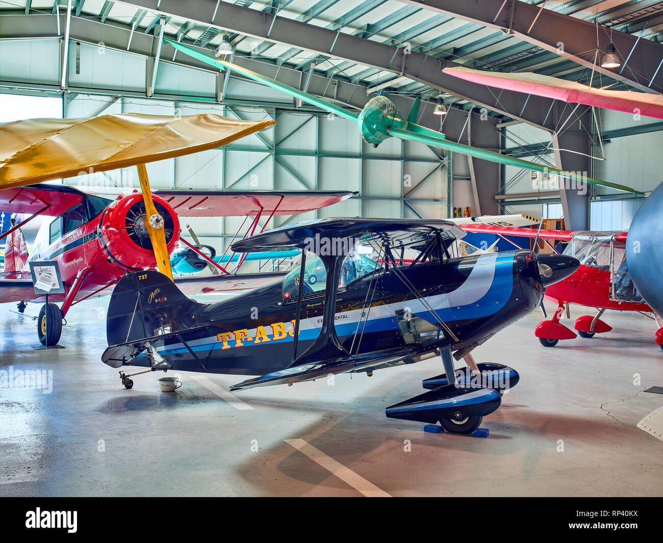 Kleines Flugzeug, Aircraft Museum, Akureyri, Island Stockfoto
