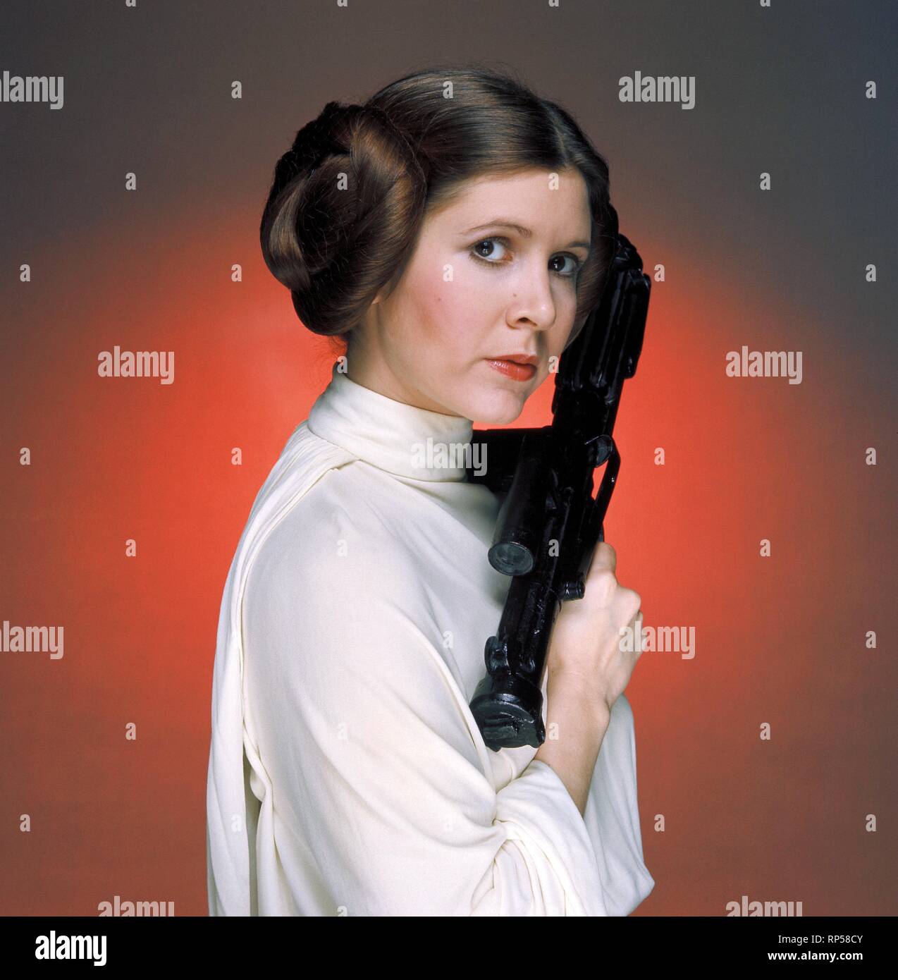 CARRIE FISHER, Star Wars: Episode IV - Eine neue Hoffnung, 1977 Stockfoto