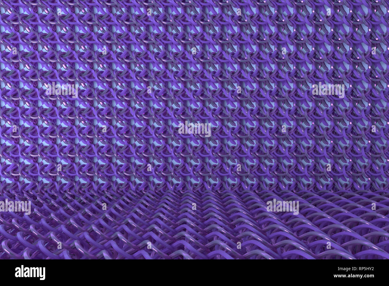 CGI-Zusammensetzung, string Mat geometrischen Hintergrund, für Design Textur oder Titel Hintergrund. 3D-Render. Stockfoto