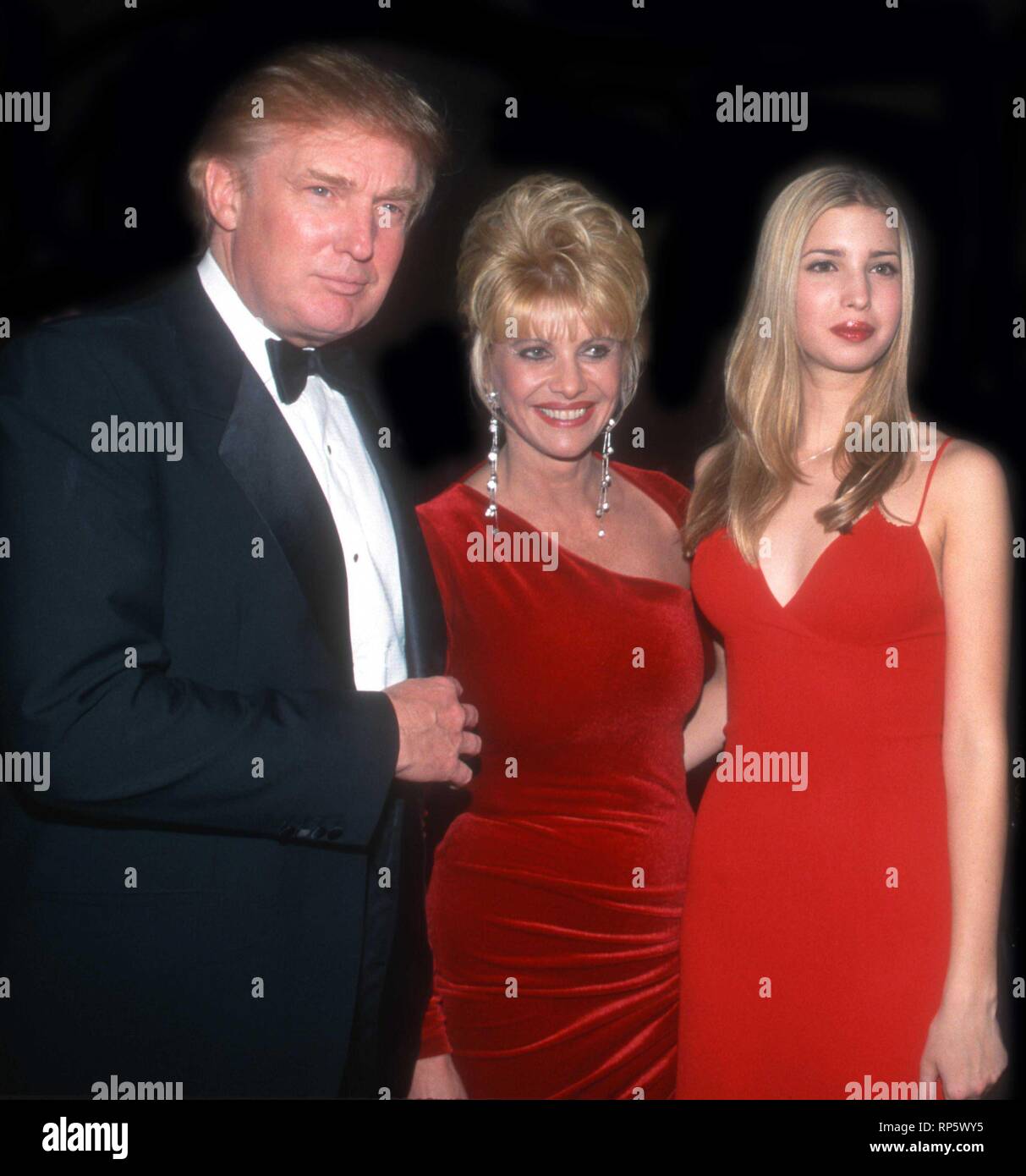 Donald Trump, Ivana Trump und Ivanka Trump 1998 Foto von John Barrett