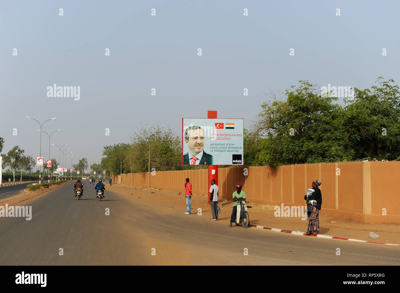 NIGER Niamey, türkischem Einfluss in Afrika Stockfoto
