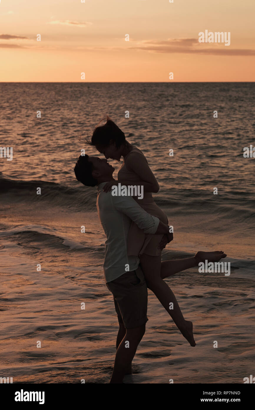 Die Liebe zwischen den beiden. Stockfoto