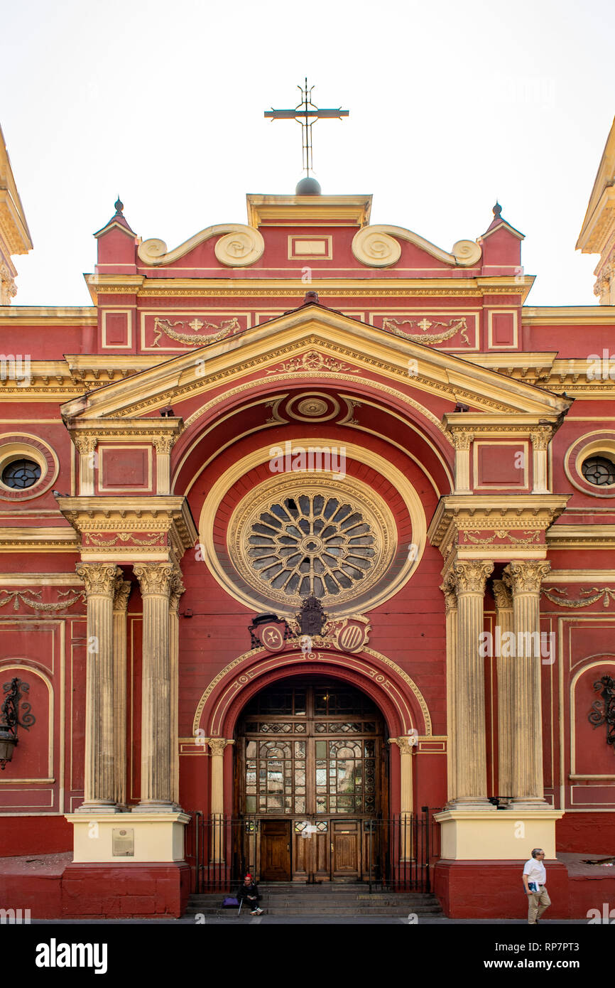 Basilika de la Merced, Santiago, Chile Stockfoto