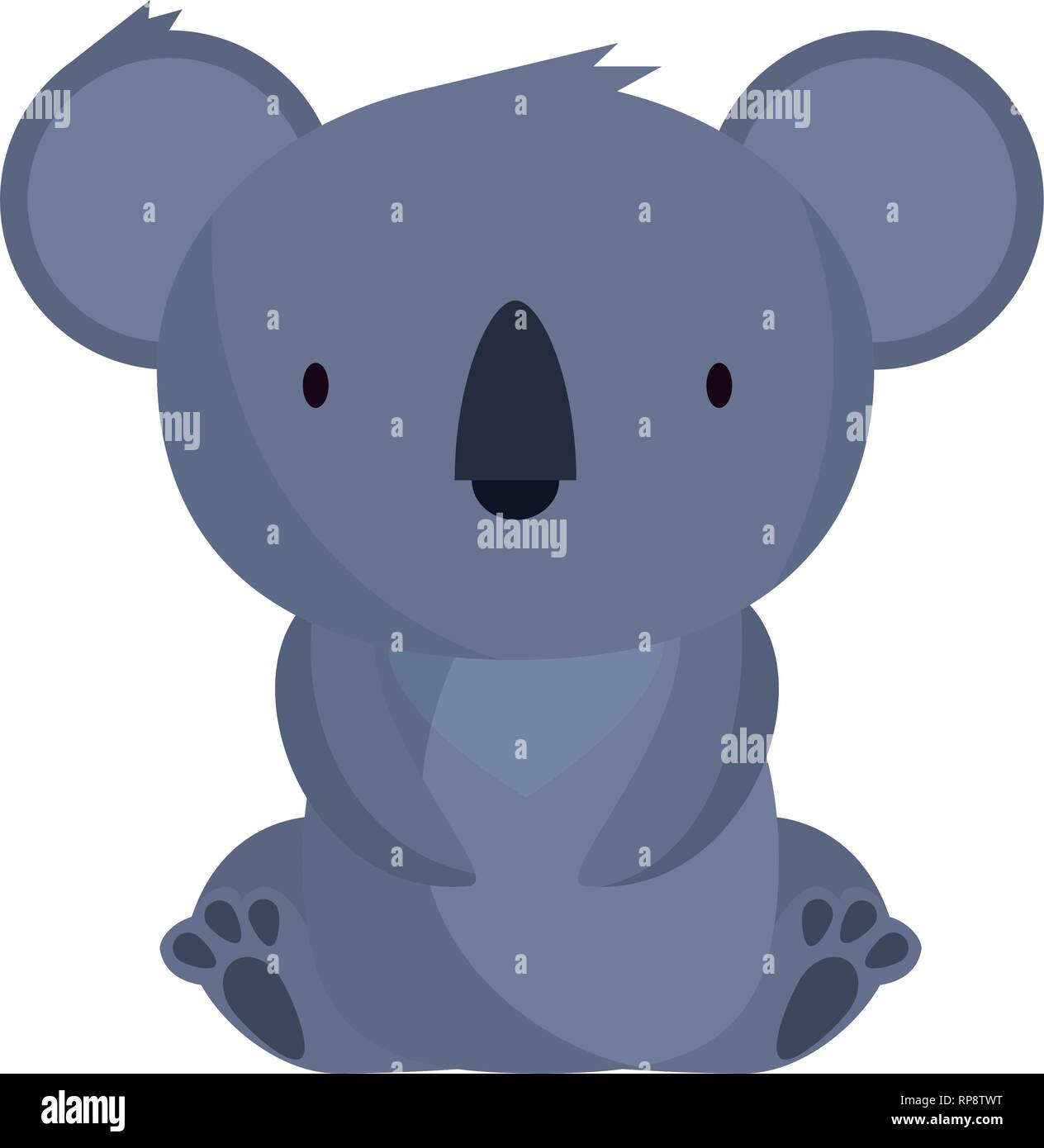 Little koala wilden Charakter Vector Illustration Design Stock Vektor