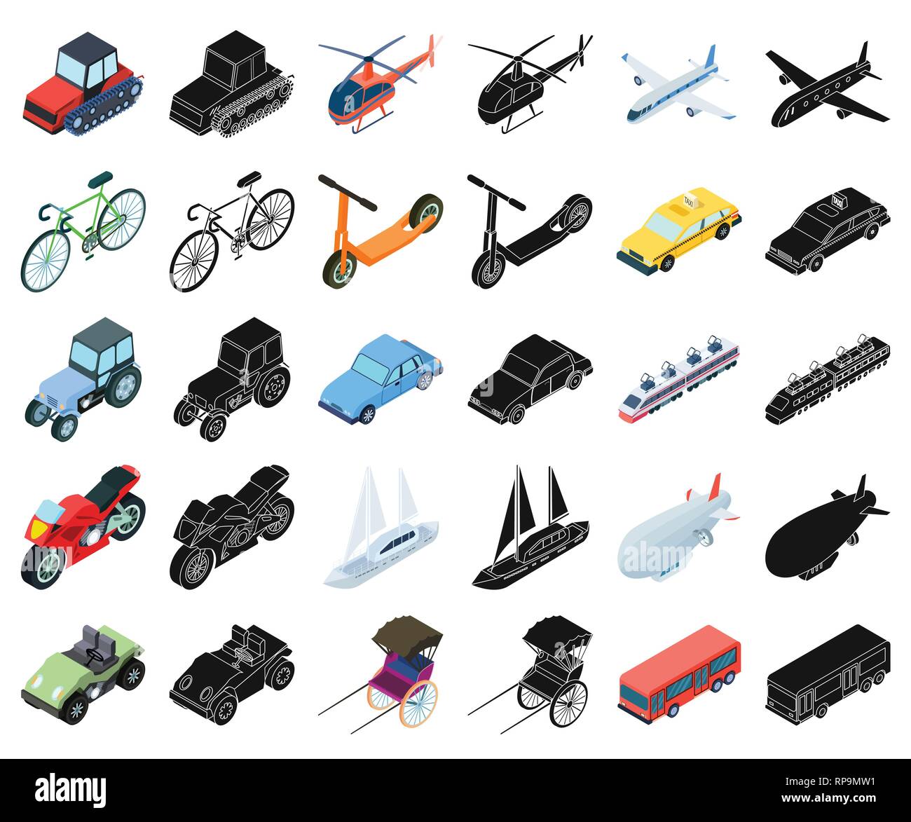 Luft, Flugzeug, Luftschiff, Kunst, Fahrrad, Bus, Auto, Warenkorb, Cartoon, schwarz, Sammlung, Design, verschiedene, Golf, Hubschrauber, Icon, Illustration, isoliert, kubisch, Logo, Motorrad, Bewegung, Rikscha, Straße, Scooter, Meer, Satz, Zeichen, Symbol, Taxi, Technik, verfolgt, Traktor, Bahn, Verkehr, Transport, LKW, Typ, Vektor-, Fahrzeug-, Web-, Yacht Vektor Vektoren, Stock Vektor