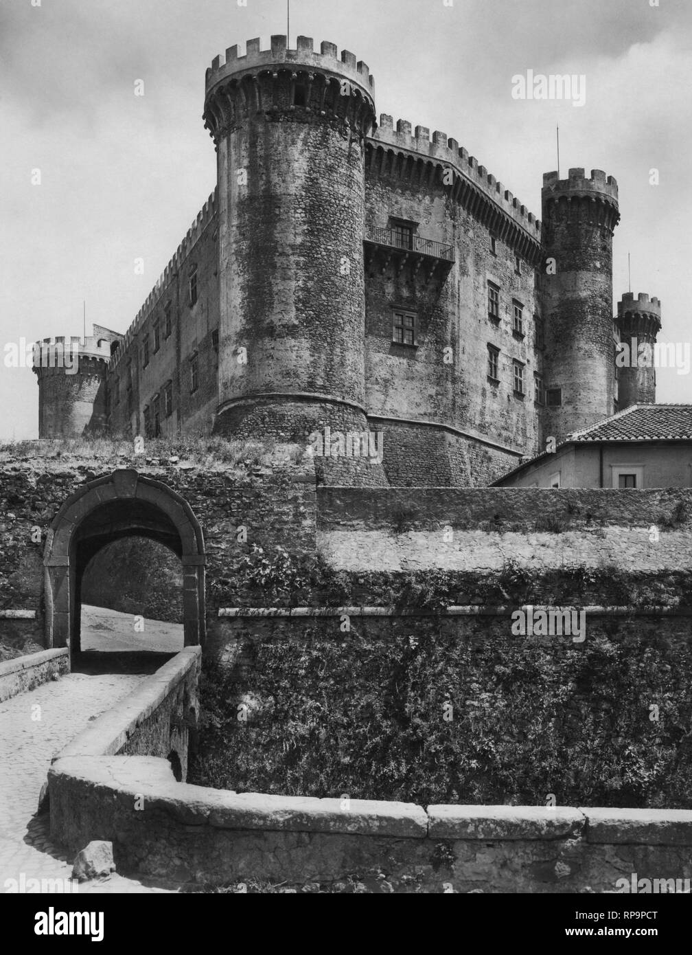 Schloss Orsini-Odescalchi, Bracciano, Latium, Italien 1930 Stockfoto