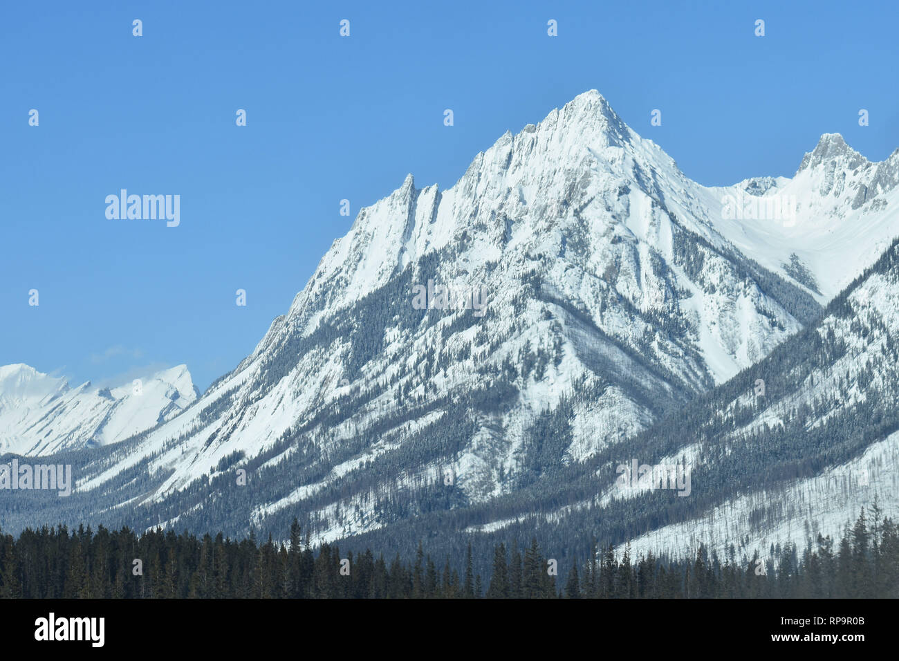 Majestätischen Rocky Mountains Stockfoto