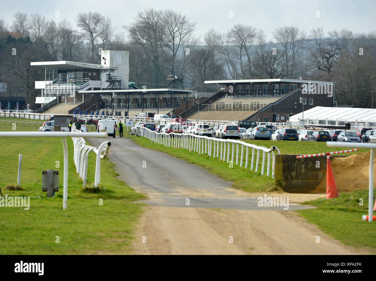 Plumpton Racecourse, East Sussex, Großbritannien Stockfoto