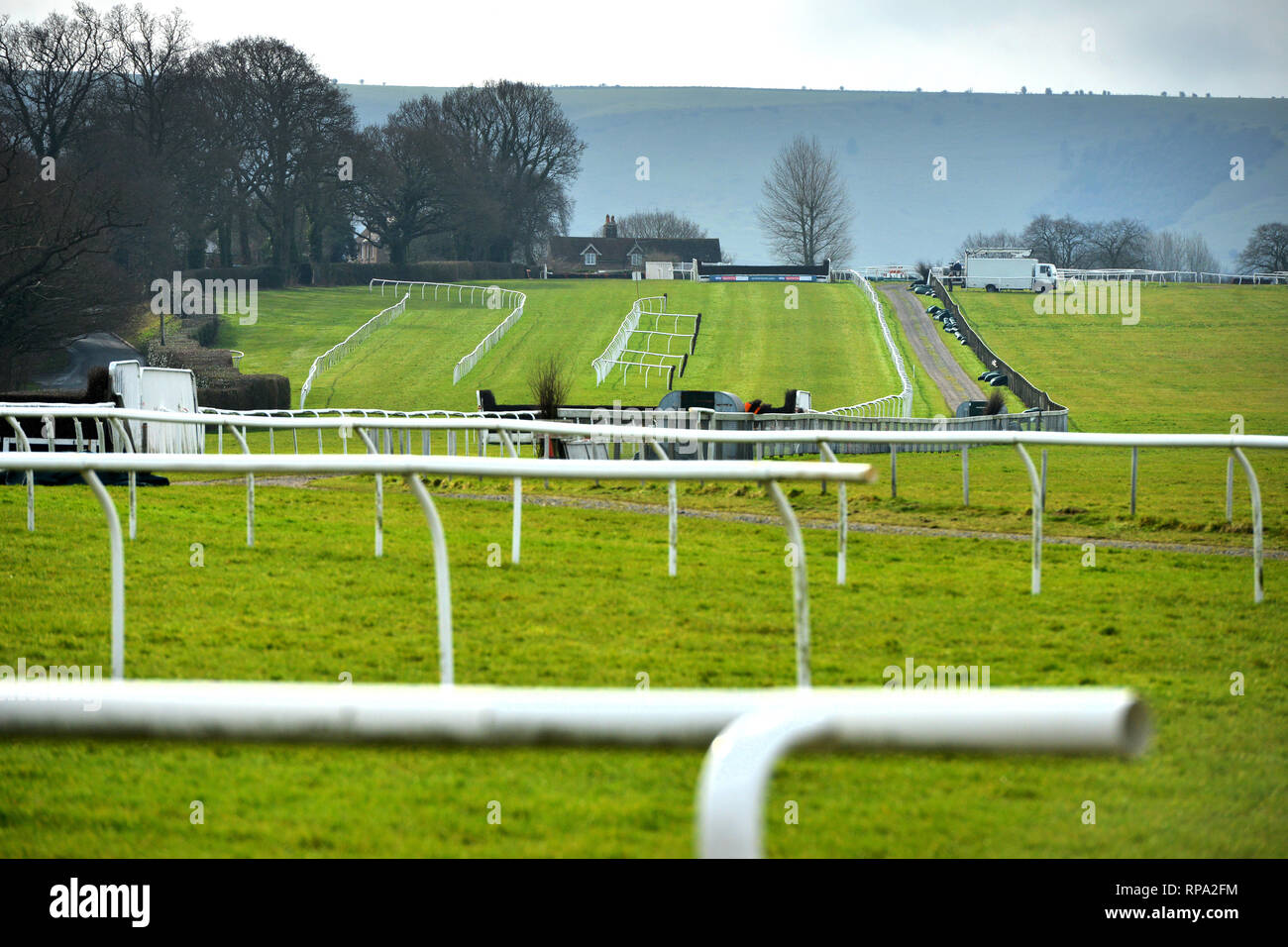 Plumpton Racecourse, East Sussex, Großbritannien Stockfoto