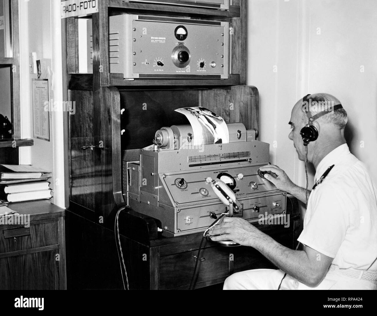 Telephony Service, Augustus transatlantischen, 1954 Stockfoto