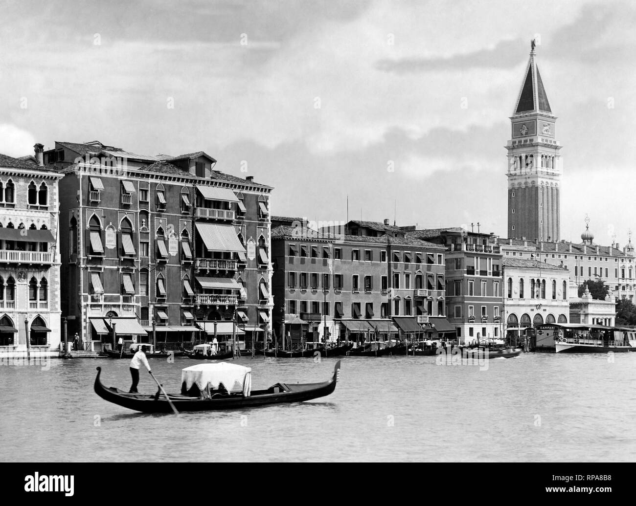 Venedig, Hotel de l'Europe, Canal Grande Stockfoto