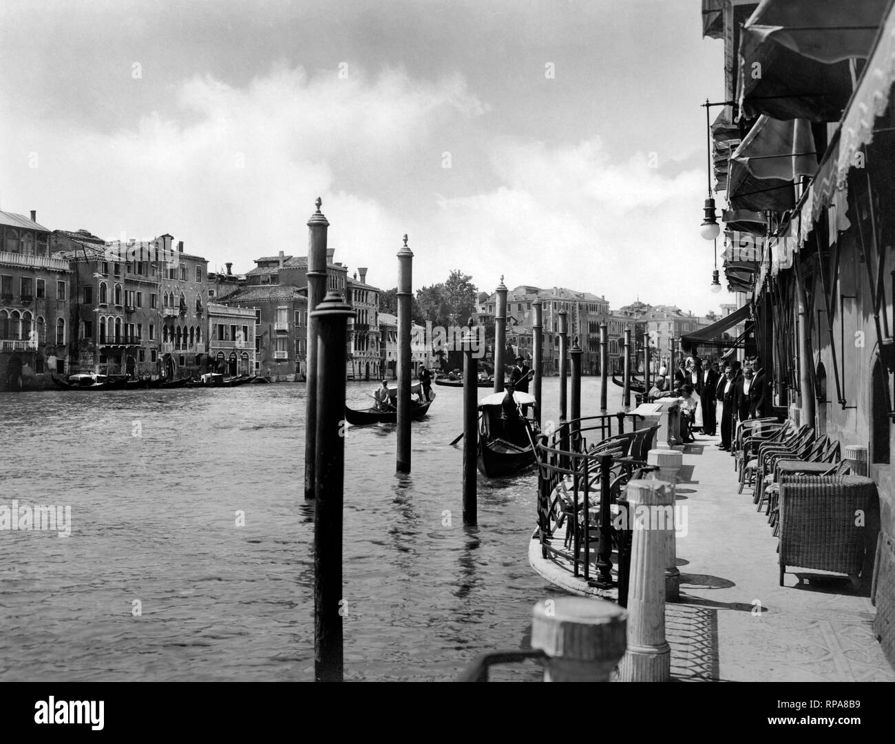 Venedig, grand hotel, Canal Grande Stockfoto