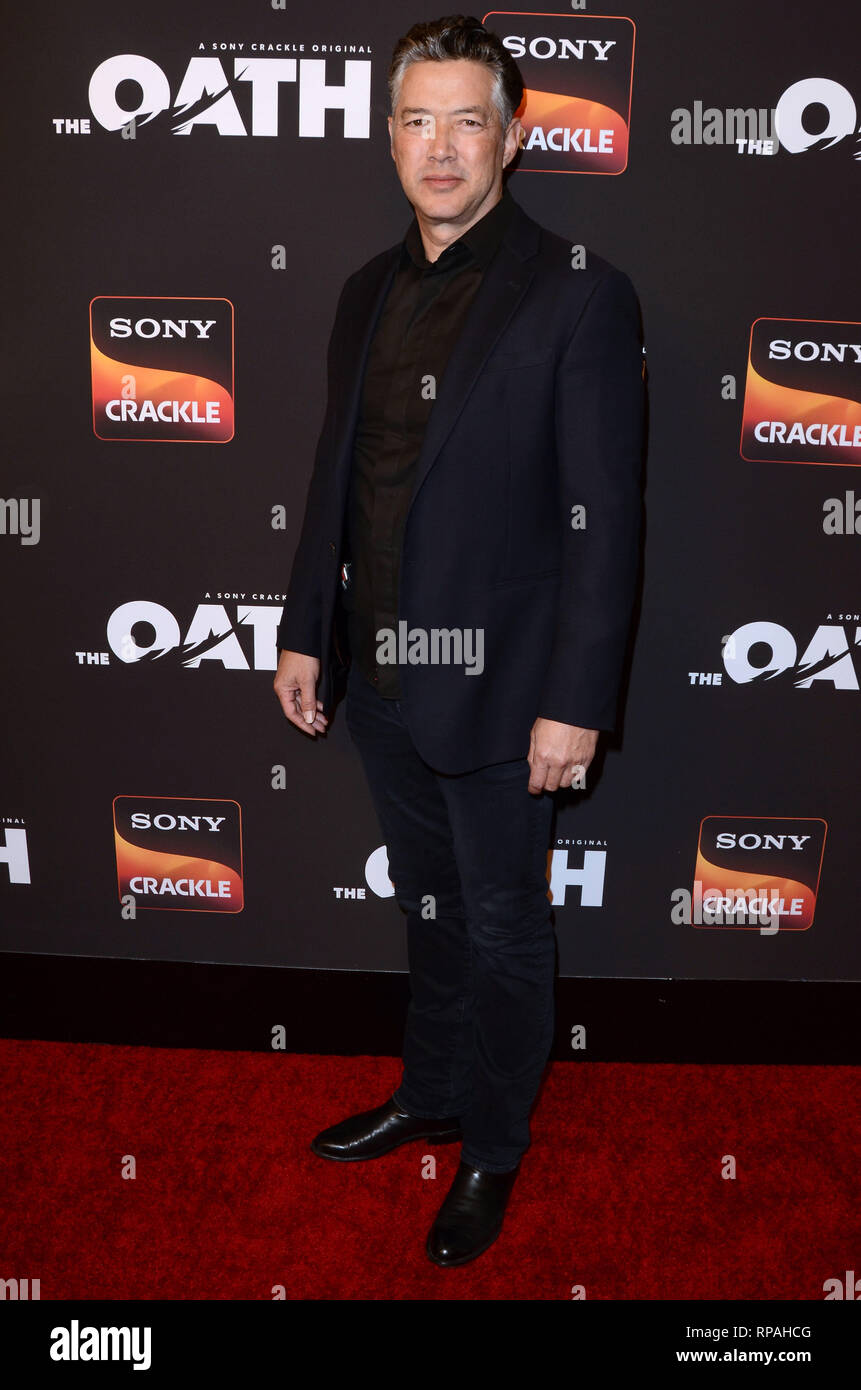 HOLLYWOOD, CA - 20. Februar: Russell Wong an der Eid Saison 2 Screenings im Paloma in Hollywood, Kalifornien, am 20. Februar 2019. Quelle: David Edwards/MediaPunch Stockfoto