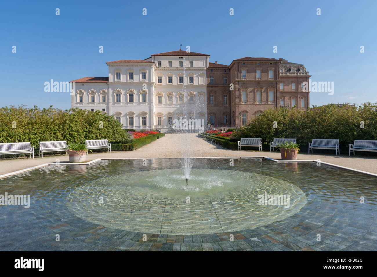 Turin, Italien, Reggia di Venaria Reale - Residenzen des Königshauses Savoyen Stockfoto