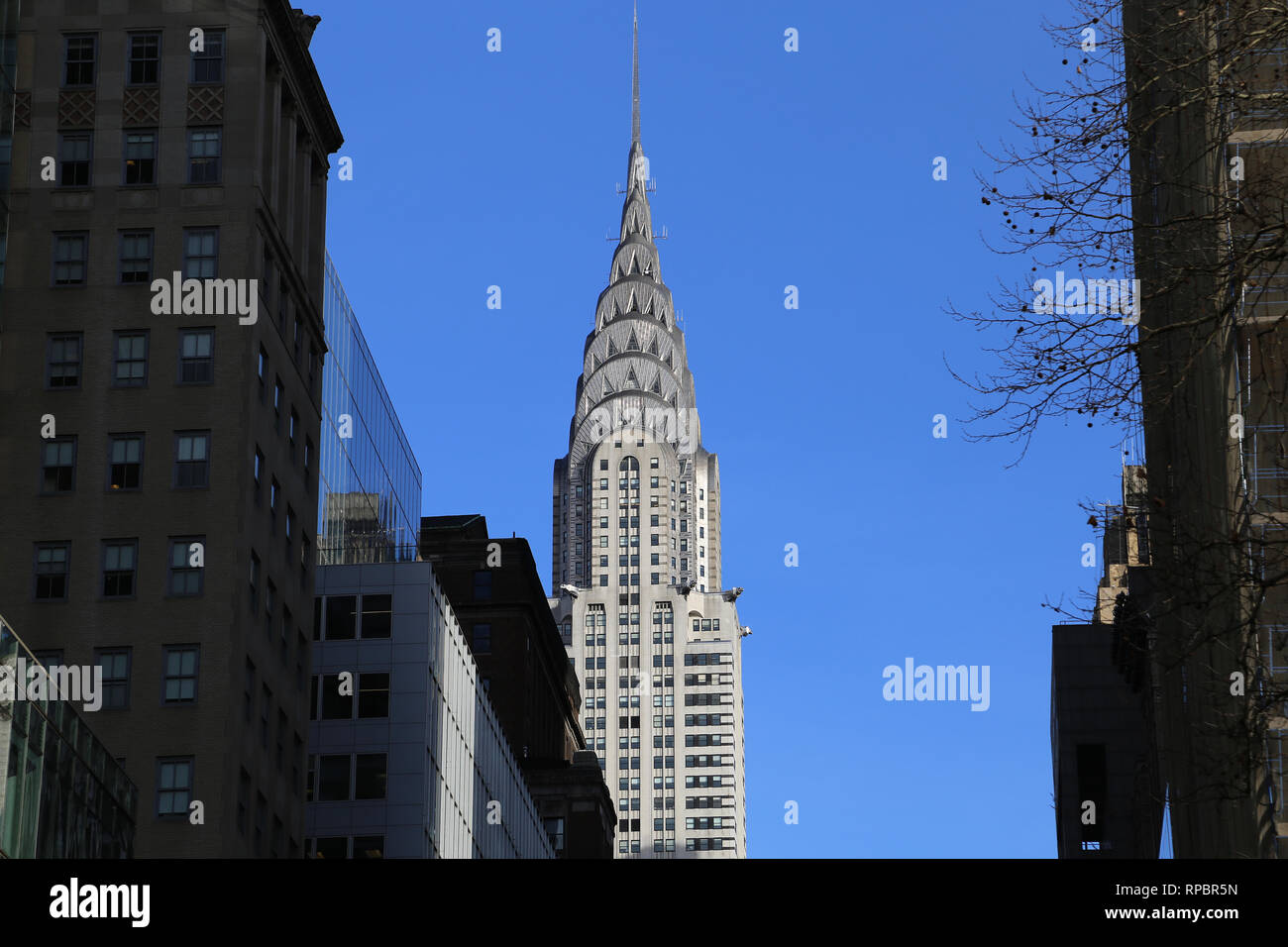 Usa. New York City. Chrysler Building. Art Déco. Midtown Manhattan. Architec, William Van Alen (1883-1954). Stockfoto