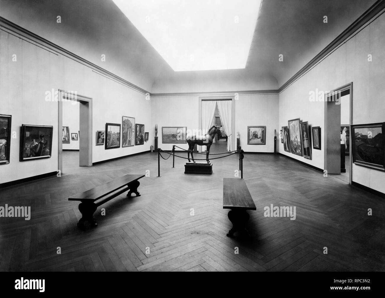 Zentrale Pavillon der XVI. Kunstausstellung in Venedig, 1928 Stockfoto