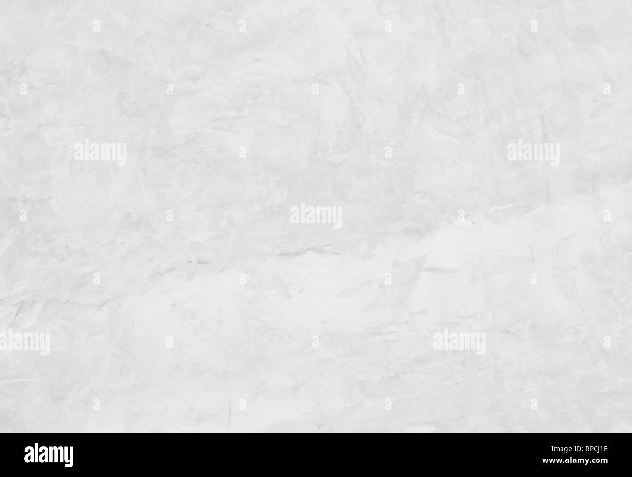 Weißer Beton Wand für Innen oder Außen die Oberfläche aus poliertem Beton. Zement, Sand und Stein Ton vintage, natürlichen Muster alte Antiq Stockfoto
