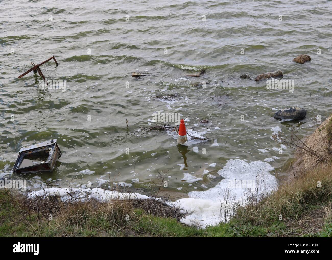 Cliffe Pools, Kent Stockfoto