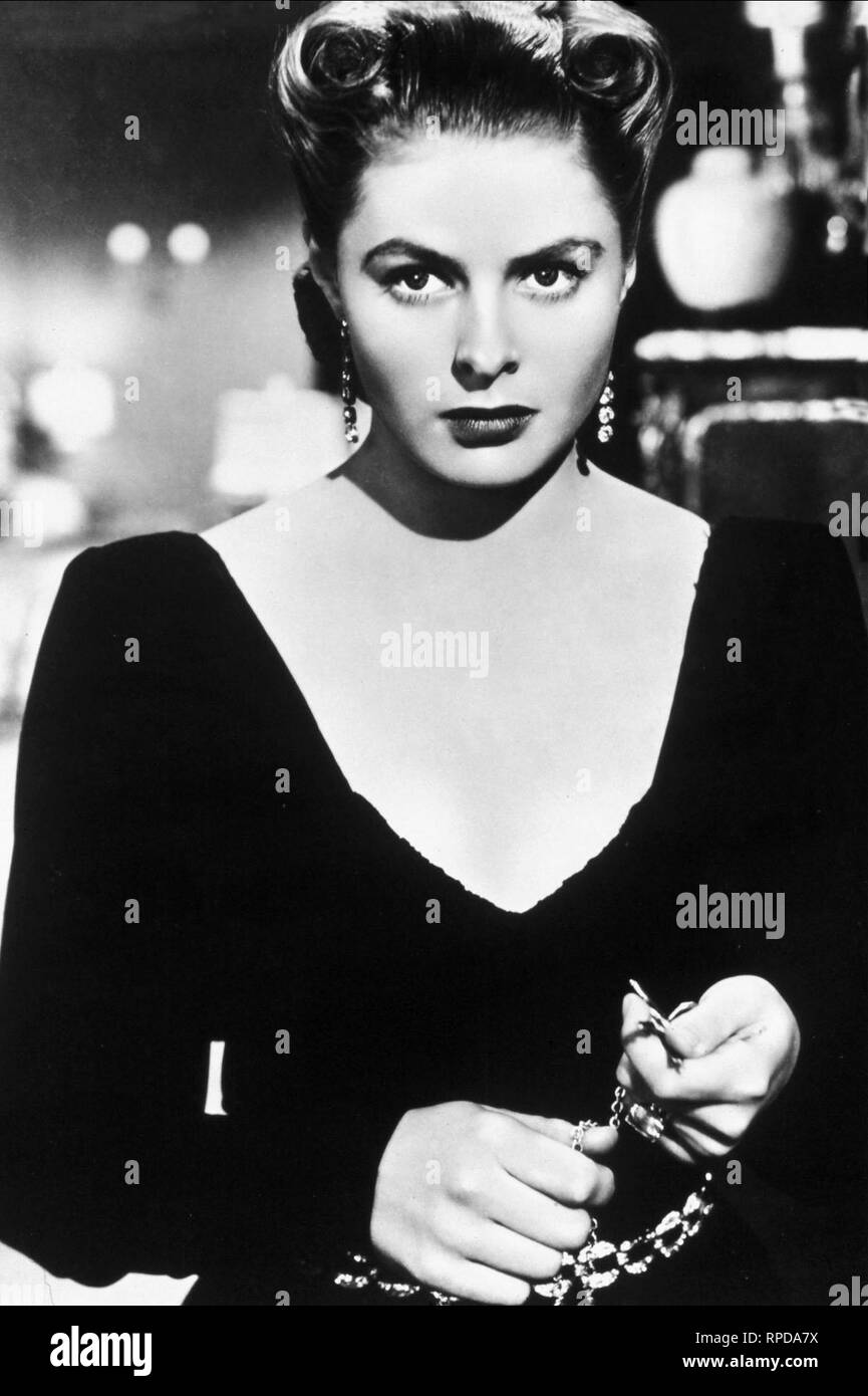 INGRID BERGMAN, BERÜCHTIGT, 1946 Stockfoto