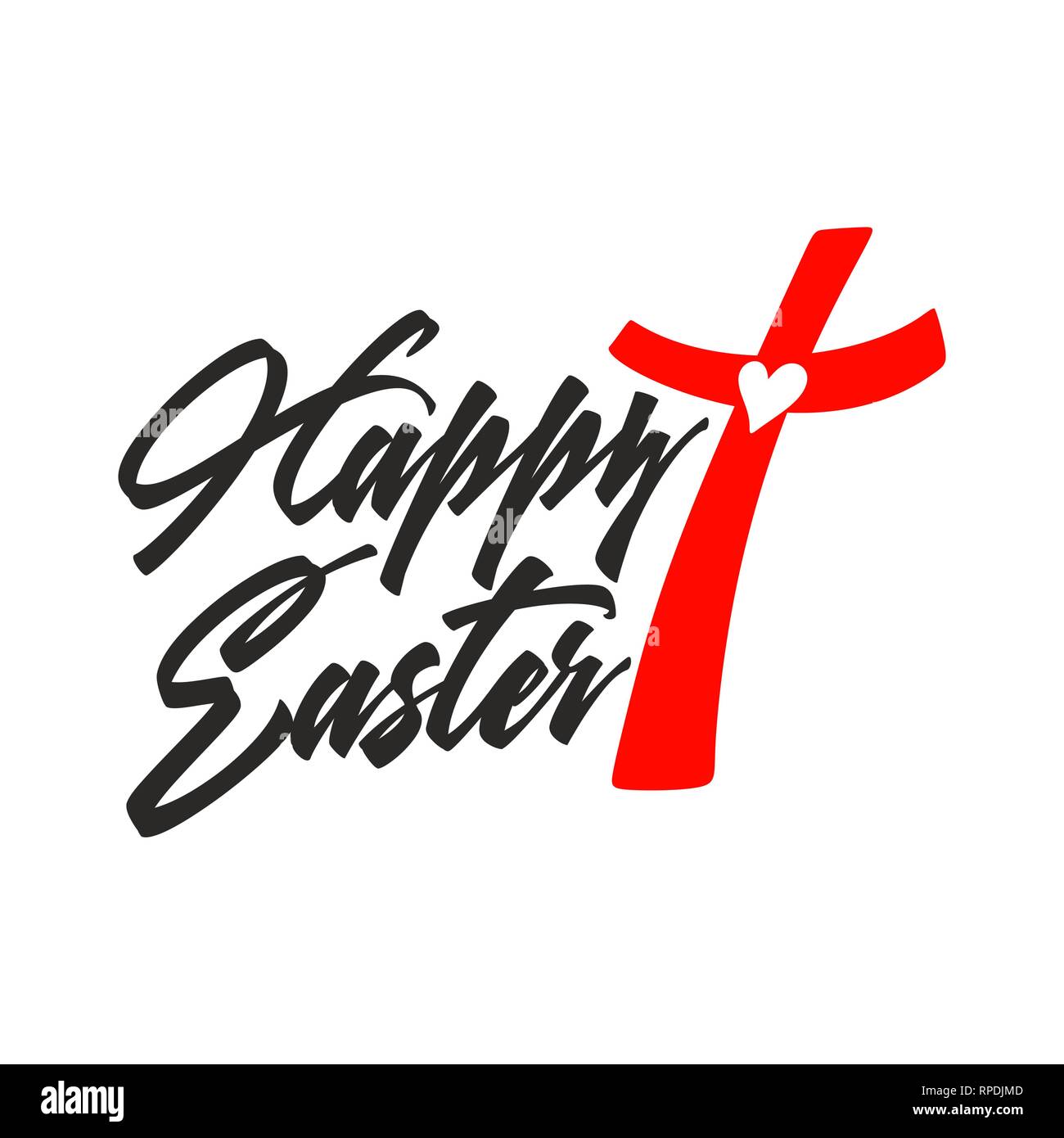 Kreuz von Jesus Christus. Ostern Abbildung. Stock Vektor