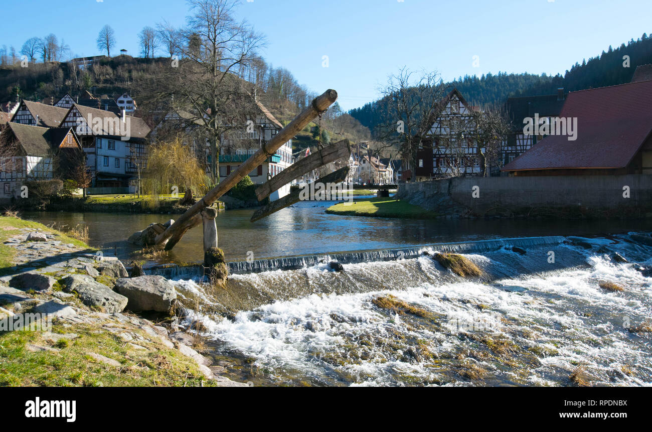 Schönen Dorf Schiltach im Schwarzwald in Deutschland Stockfoto
