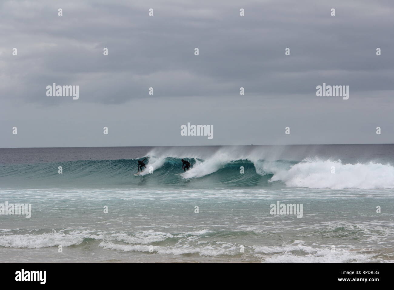 Weihnachten Surfen Ereignis am Playa Jandia, Fuerteventura, Spanien Stockfoto