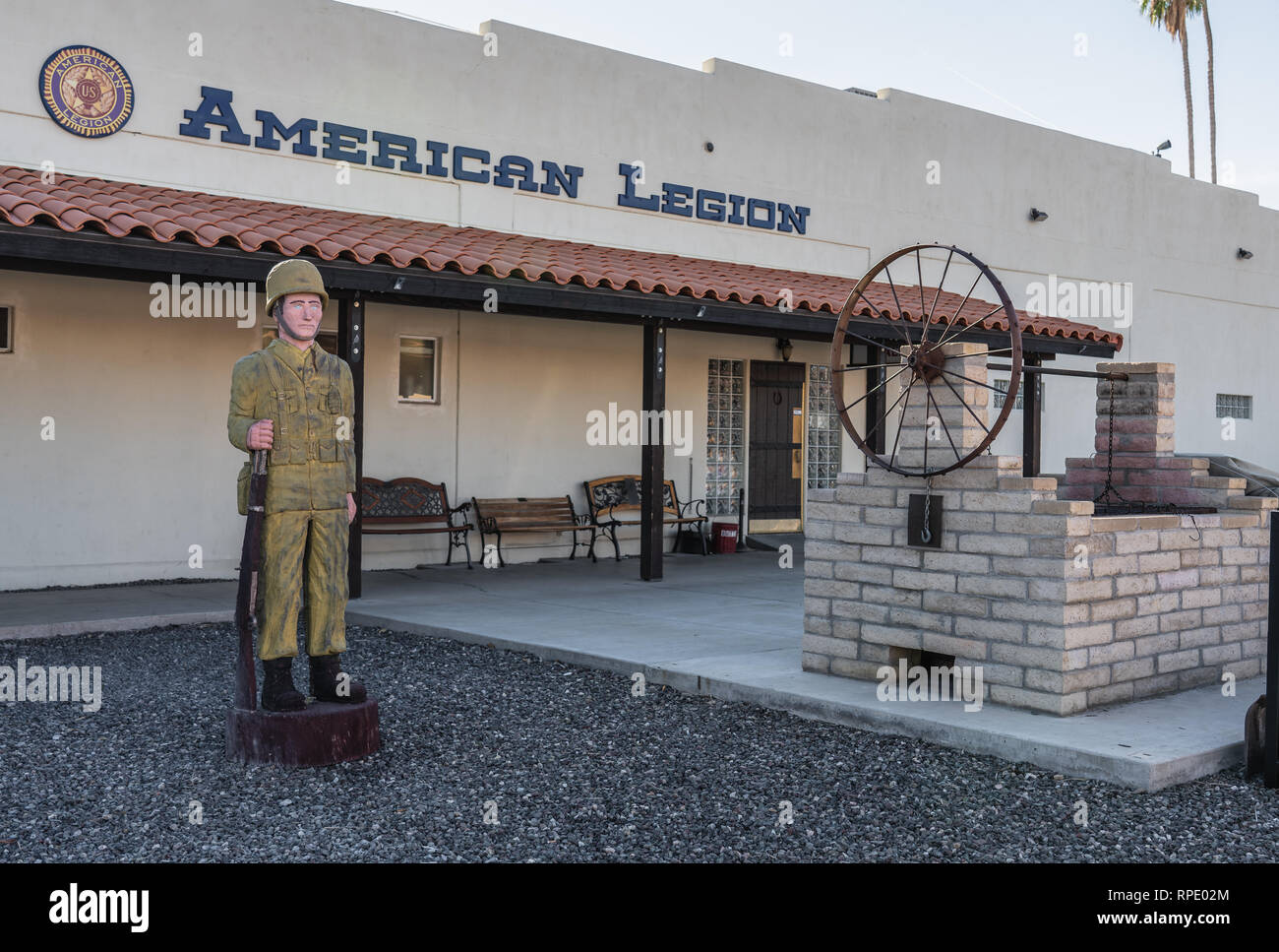 Wickenburg American Legion Gebäude Stockfoto