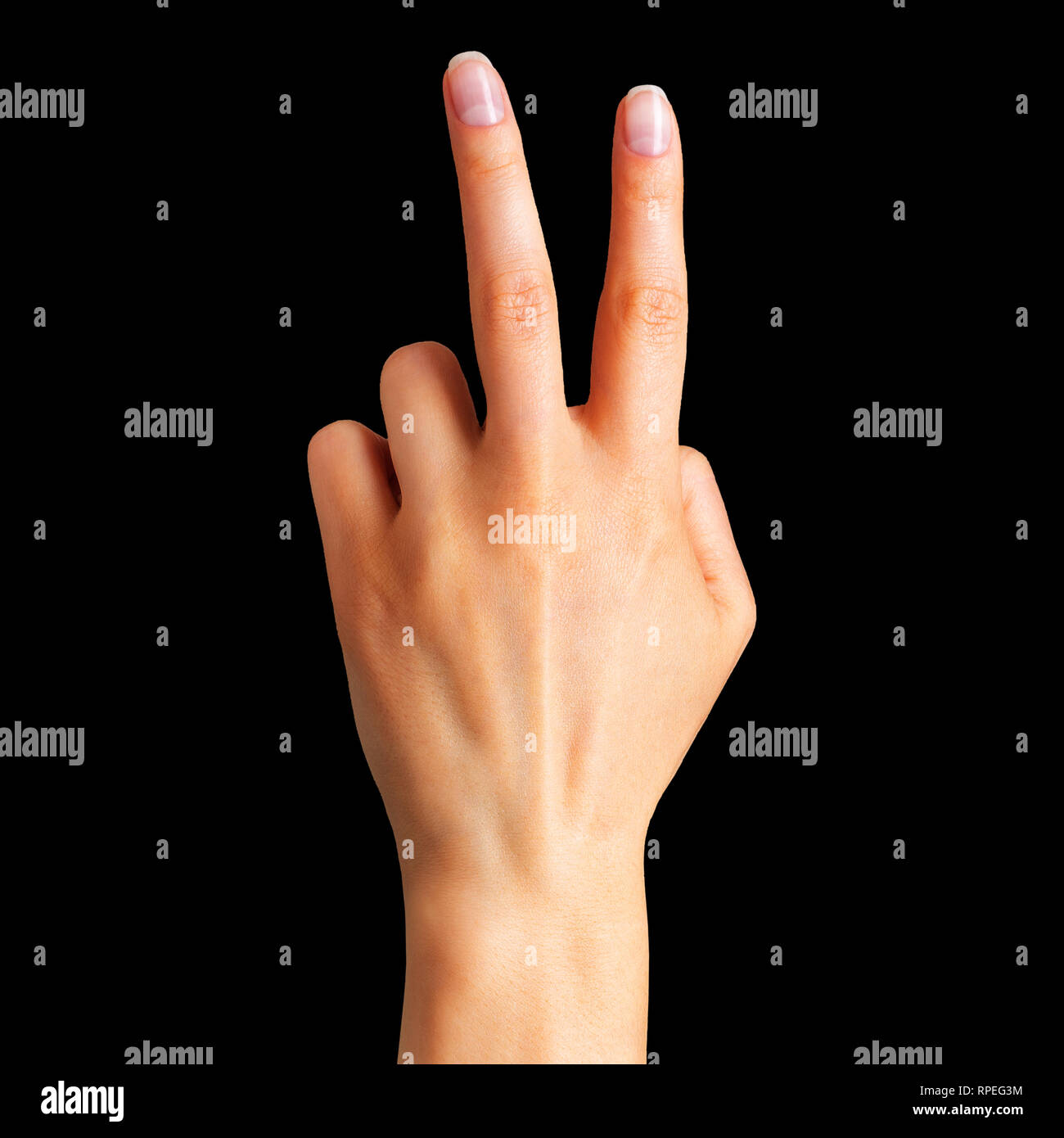 Hand Gesture Victory Peace Stockfotos Und Bilder Kaufen Seite 2 Alamy