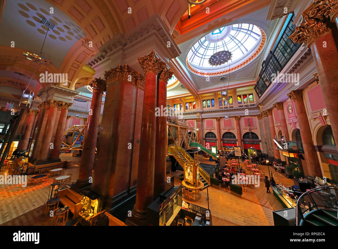 Royal Exchange Theatre, St Anns Sq, Manchester, England, Großbritannien, M2 7DH Stockfoto