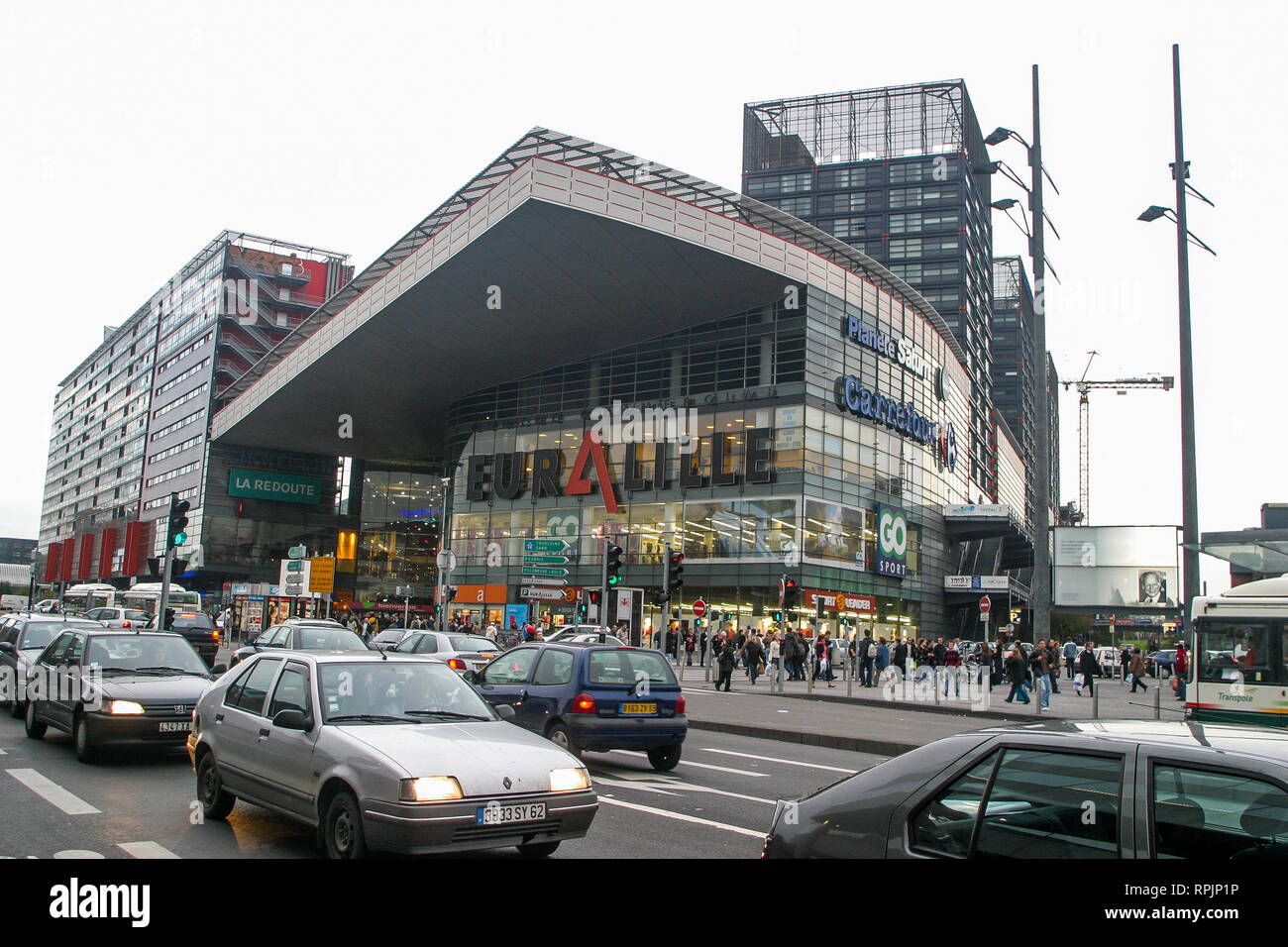 Einkaufszentrum Euralille Lille Nord Frankreich Stockfotografie Alamy