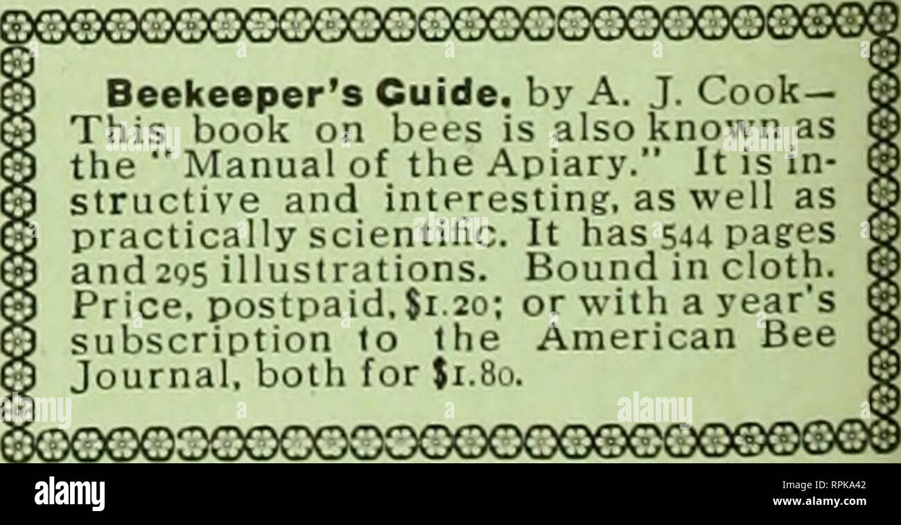 . American bee Journal. Biene Kultur; Bienen. Wrights FRAME-VERKABELUNG GERÄT Die meisten Rapid im Einsatz. Spart Kosten der Maschine an einem Tag Titrhter Kabel, keine Knicke, nosore Hände. Preis. $ 2 00. G. W. Wright Unternehmen, Azusa, Kalifornien®© S® © © GX3® 000 © © © © © 0® 3 © GX9G ICH BIENE ICH bei Groß- und Einzelhandel beliefert. Verzahnt Nesselsucht. Marshfield Abschnitte, Versand, und alle Arten von kleinen braucht. Bienenwachs wollte. Die Preise für die Ask-ing. W D. SOPER 325 So. Die Park Ave Jackson, Michigan Hilfe Werben Honig - Indem Sie - EATHONEY^ MATURC OWMSWEET'S - AIDS DIGESTIOM Bienen und Königinnen für 1916 GOLDEN und Leder farbig Wir sind jetzt booki Stockfoto