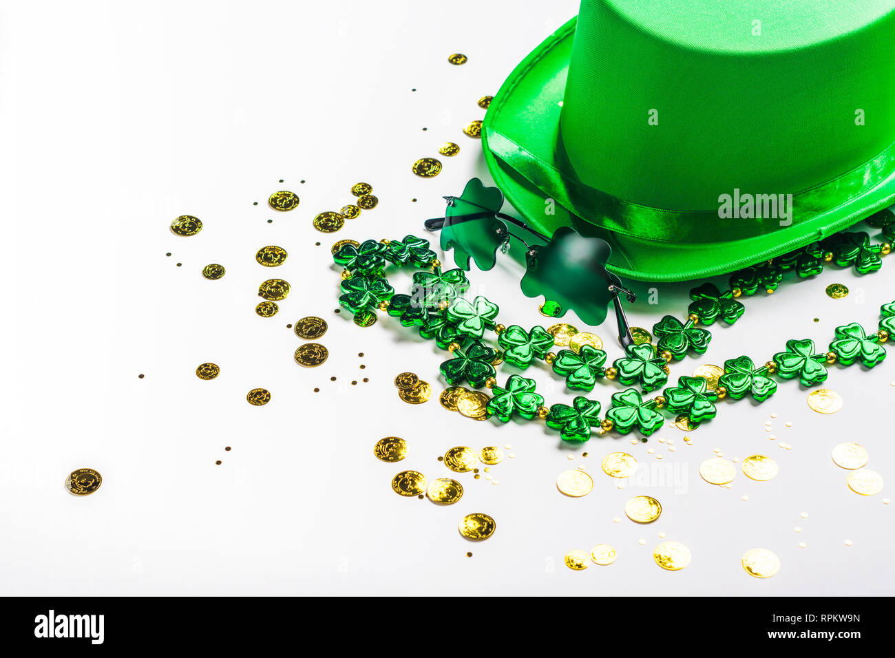 St. Patricks Day-Hintergrund Stockfoto
