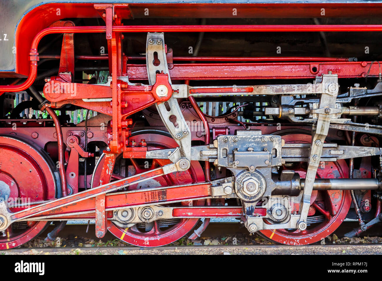 Dampfgarer Lokomotive Stockfoto