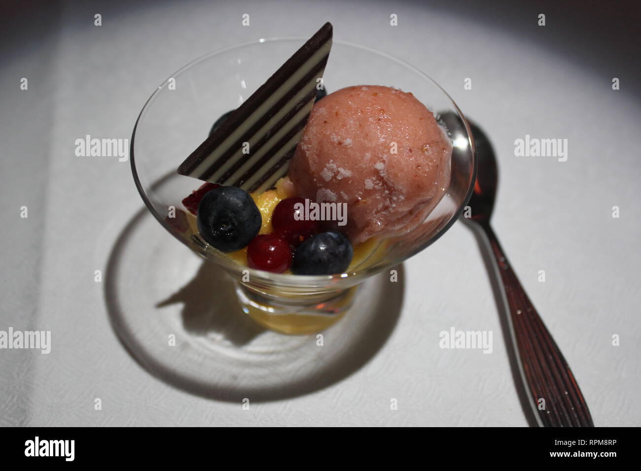 Emirates Airline Food Stockfoto