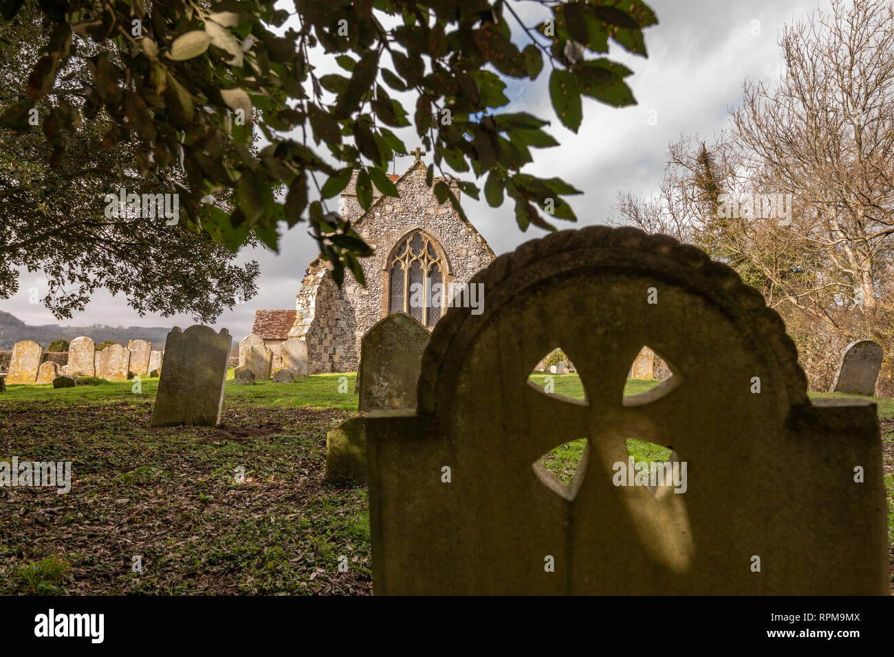 Hamsey Kirche, East Sussex Stockfoto