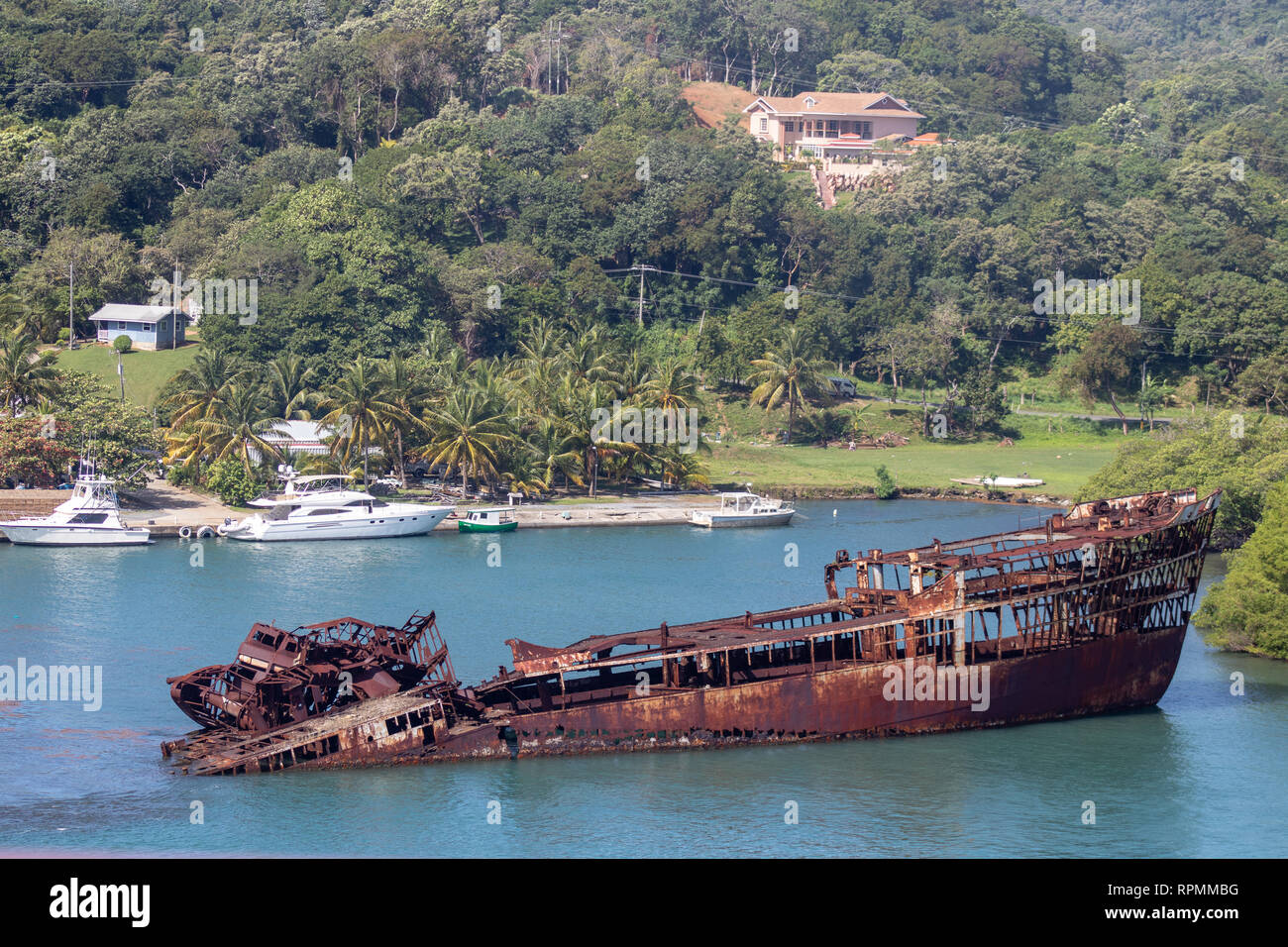 Die versunkenen Schiff Stockfoto