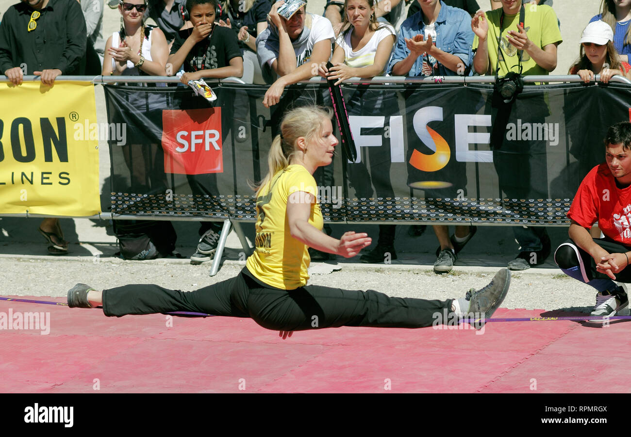 Internationale Festival der Extreme Sport in Montpellier | Festival International des Sports Extrèmes à Montpellier Stockfoto