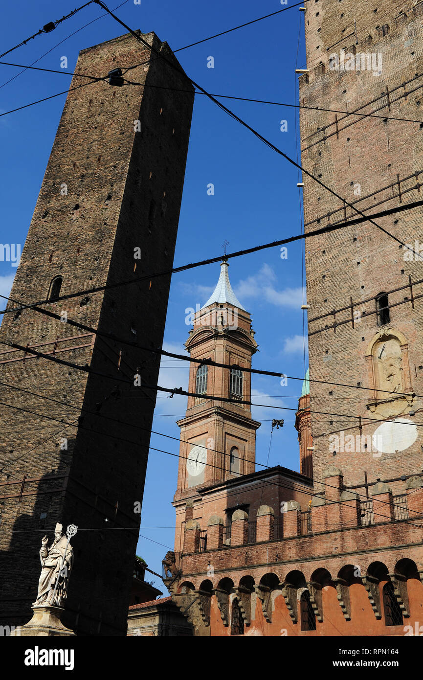 Historisches Zentrum von Bologna, Italien Stockfoto