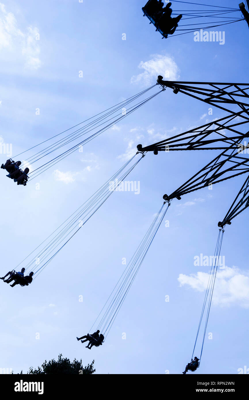 Swing fahren, Prater, Wien, Österreich Stockfoto