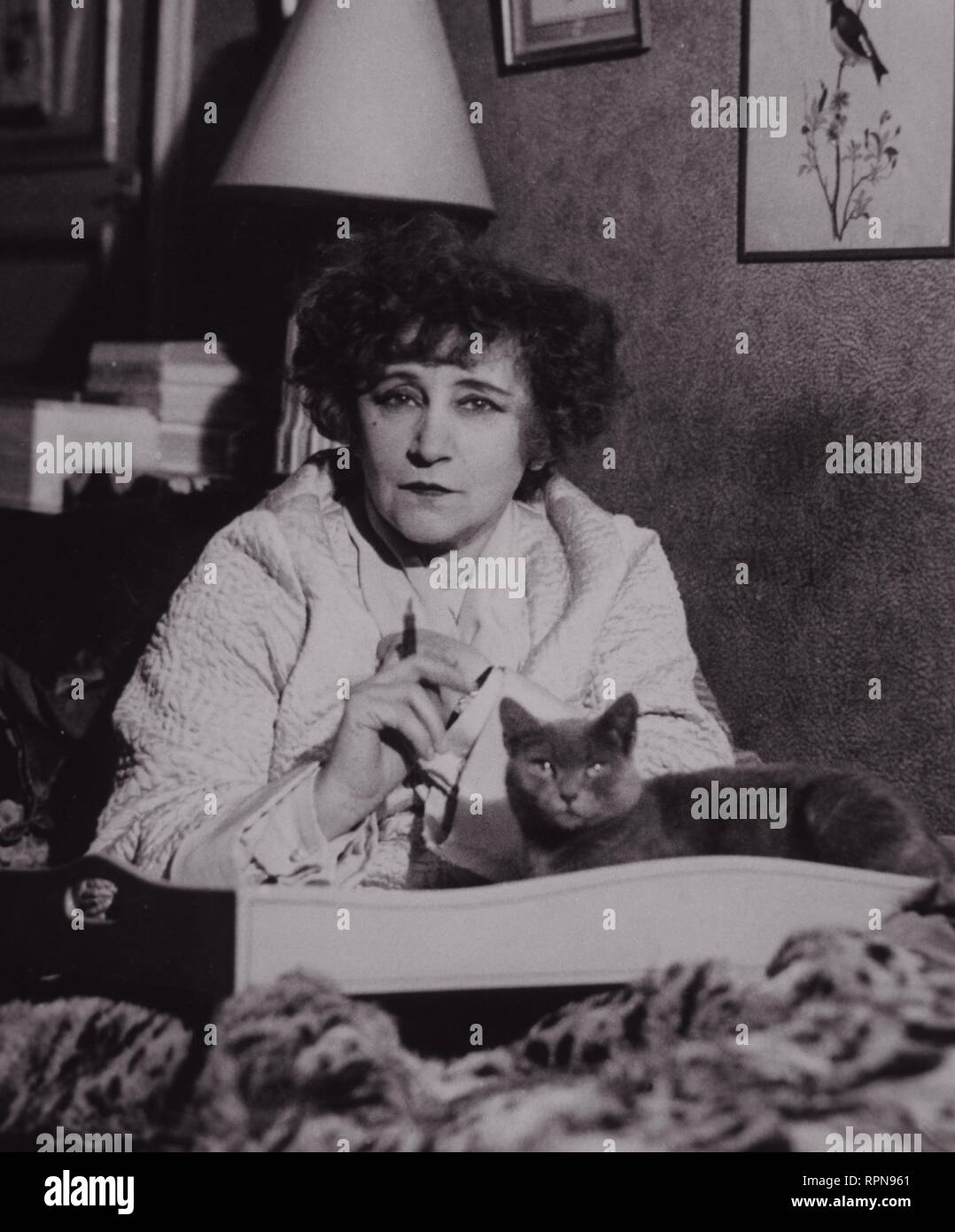 (SIDONIE GABRIELLE COLETTE) ESCRITORA FRANCESA. 1873-1954. Stockfoto