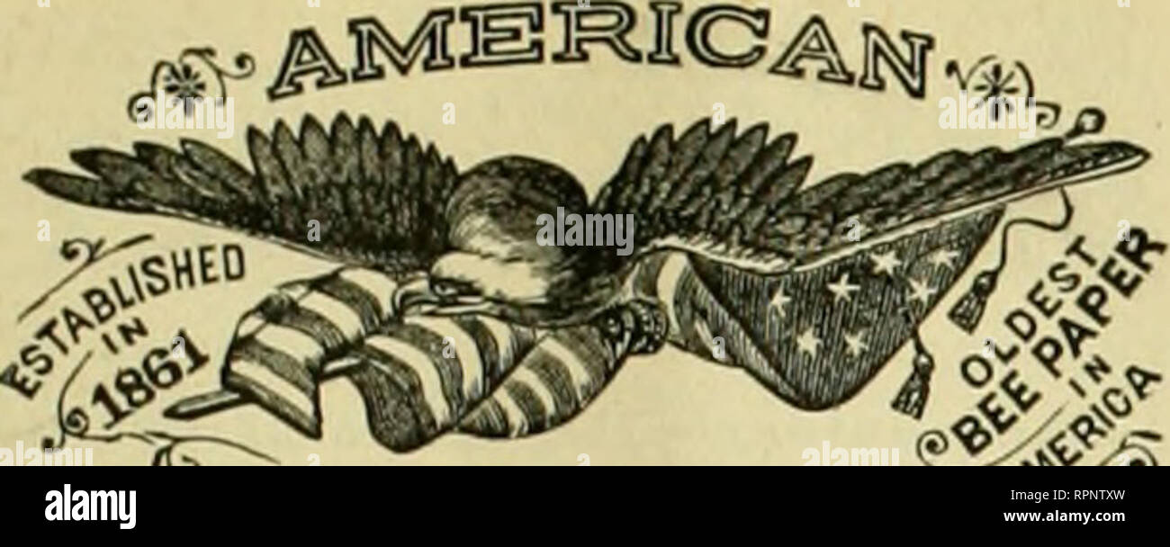 . American bee Journal. Biene Kultur; Bienen. Die AMERICAN BEE JOURNAL. 131. liijmM^ THOMAS G. NEWMAN, Vol. Null. MarcU. m Nr. 9. Wir Kegretto erfahren, dass Herr E. C. Jordan, einer der wichtigsten Imker von Virginia, unwohl ist - in dang - erously Kranke in Washington. Er ist der Genesung. Unsere Korrespondenten sind in so vielen Communications gehetzt, dass wir nicht in der Lage sind zu geben, ein Zehntel von ihnen Raum zu präsentieren. Wir haben jetzt mehr auf der Hand als können wir in drei Monaten verwenden. Bitte ein wenig Geduld, und nicht vorschnell schließen, dass Kommunikation verweigert oder mit dem Abfall gegangen - Korb. Als ich^ eslt Stockfoto