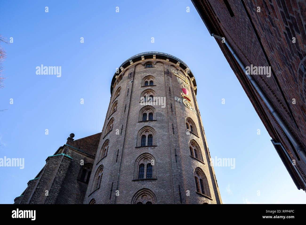 Der Runde Turm in Kopenhagen Stockfoto