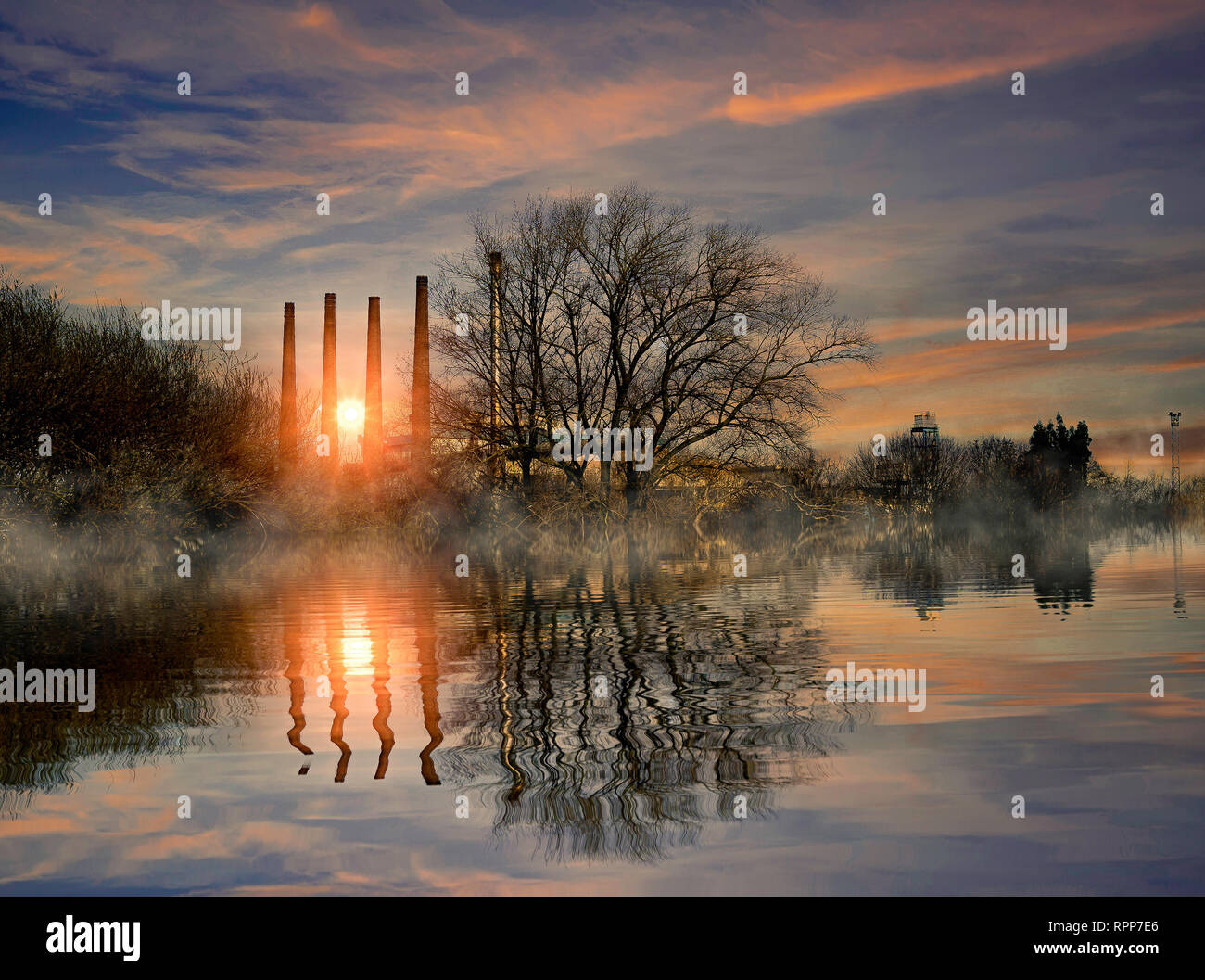 Aldwarke Stahlwerk, Rotherham, South Yorkshire Stockfoto