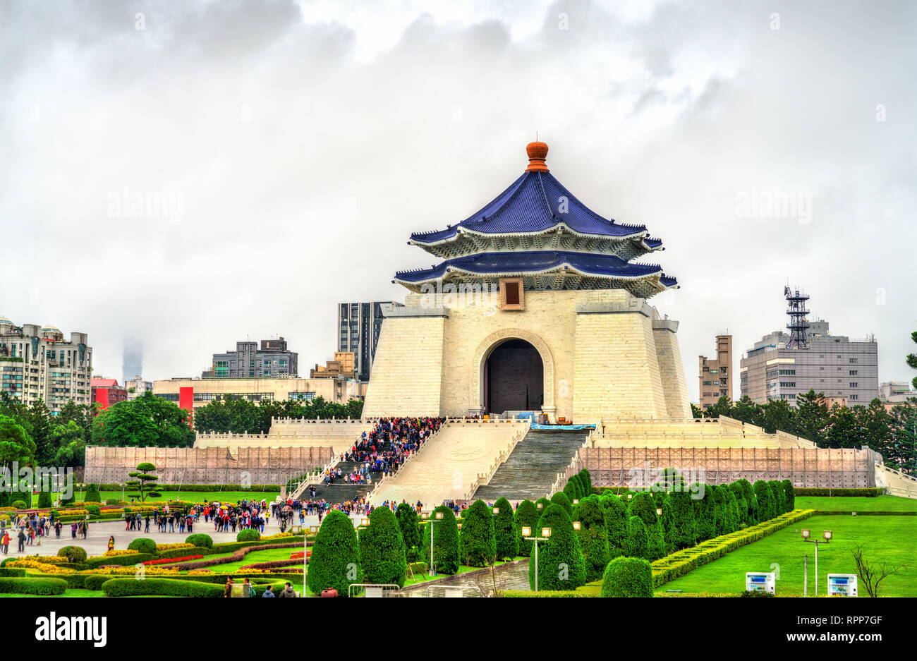 Der Chiang Kai-Shek Memorial Hall in Taipei, Taiwan Stockfoto